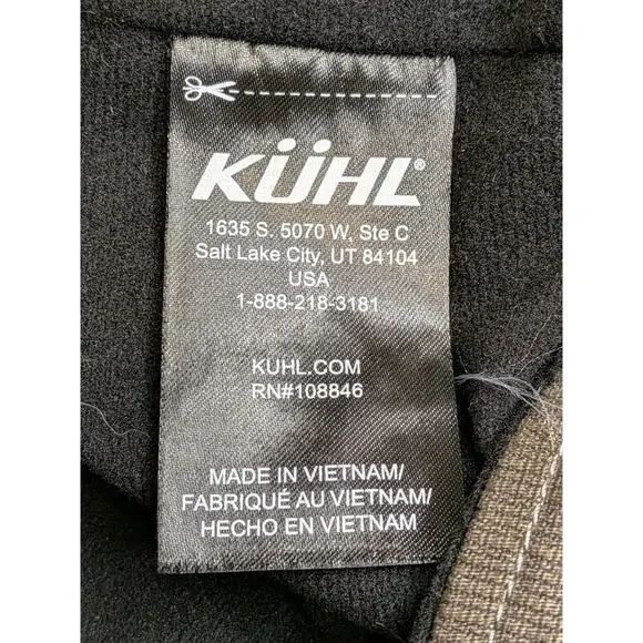 Kuhl Burr Vintage Patina Dye Canvas Jacket Mens Size XL Olive Green Jacket Coat - Picture 5 of 13